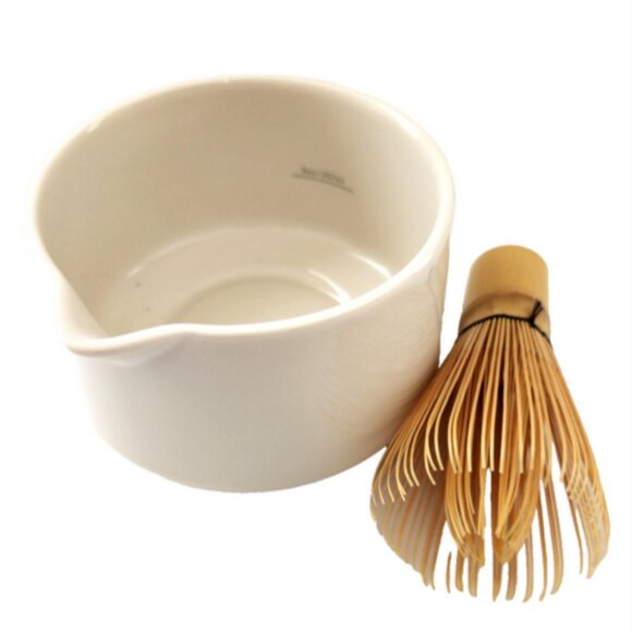 Teavana Ready Set Matcha Making Bowl & Bamboo Whisk NEW RARE Discontinued - Picture 4 of 6